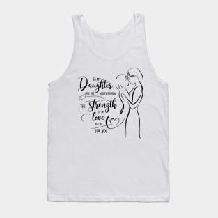 Bold Feminine Strength – Simple Woman Line Art Tank Top